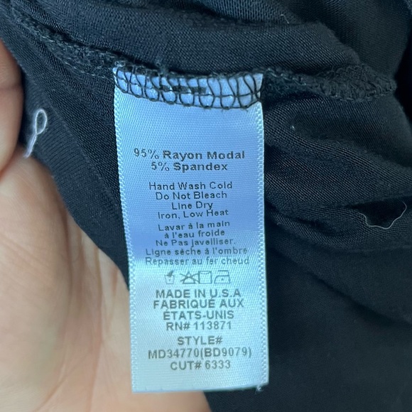 Jackson Rowe Girlfriend Straight Leg Jumpsuit in Black M - Picture 10 of 11